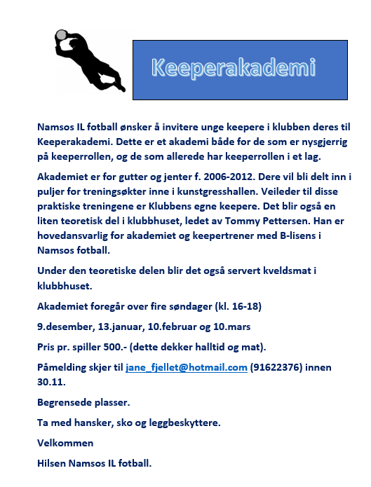 KEEPERAKADEMIET 2018