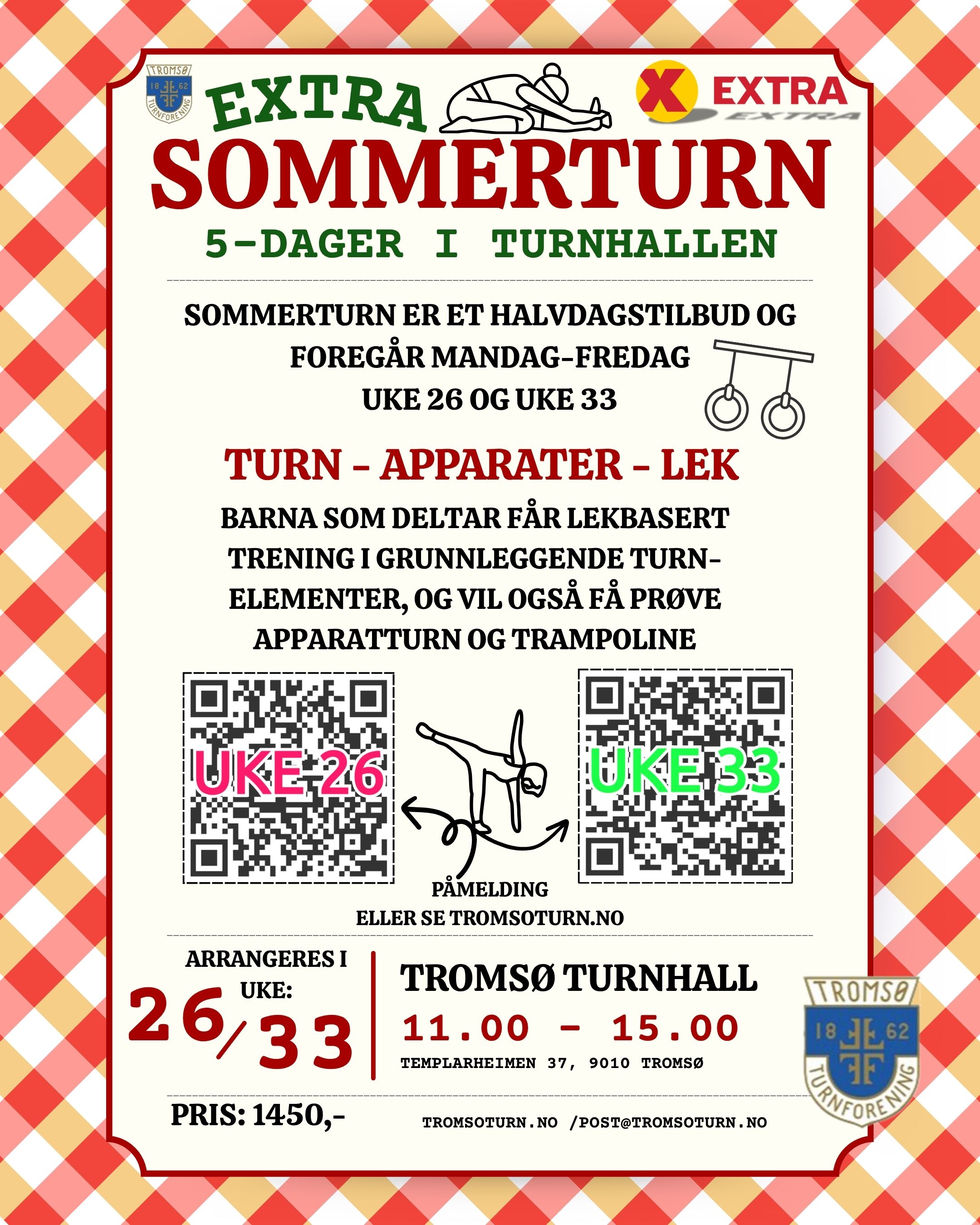 Image for EXTRA Sommerturn uke 26 og 33
