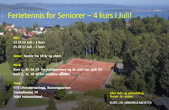 FERIETENNIS I JULI FOR SENIORER!