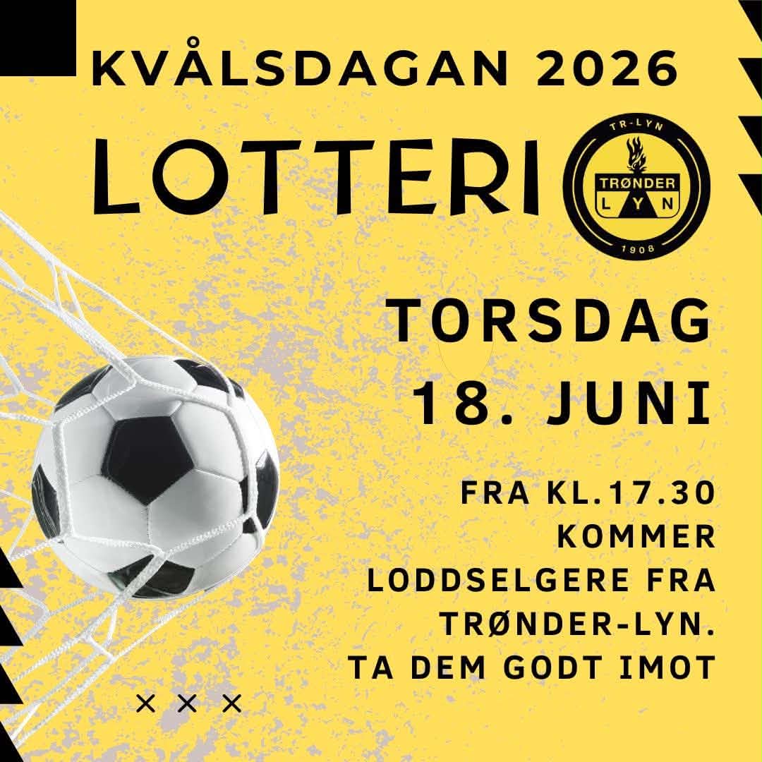 Kvålsdagan Lotteri - Torsdag 18. Juni