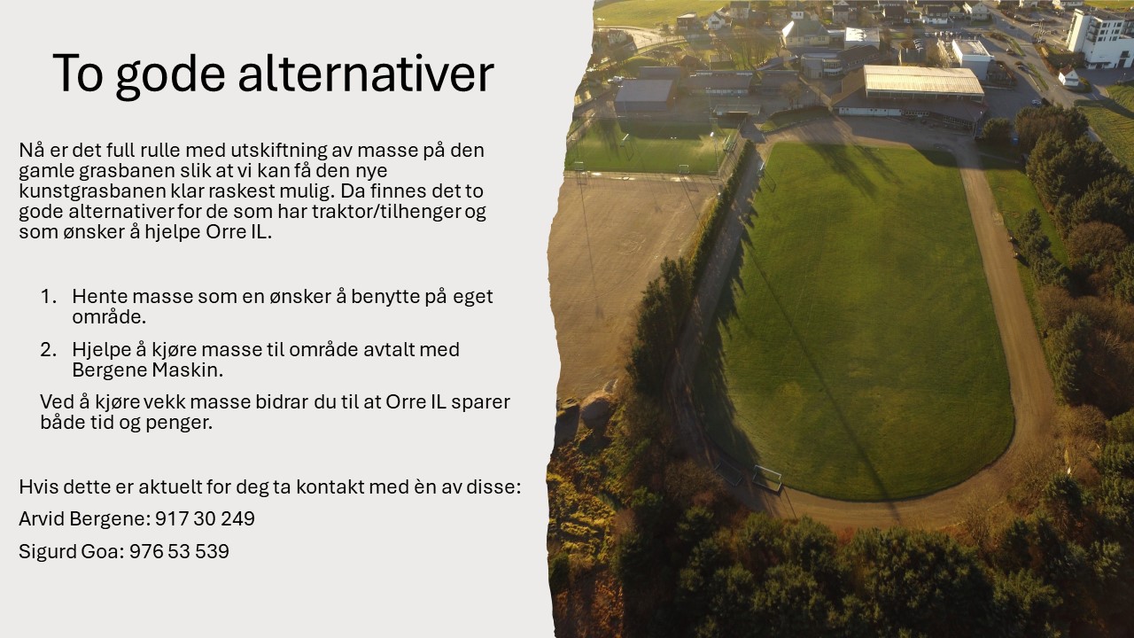 Hjelp oss med masseutskiftningen