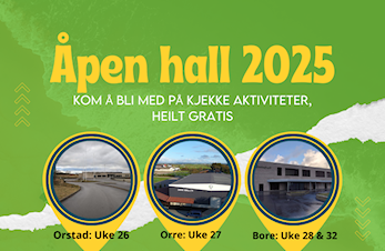 Åpen hall uke 27