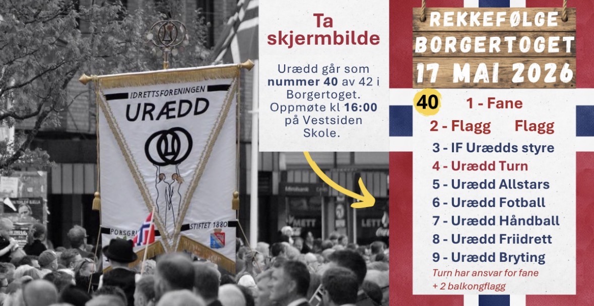 17 mai med Urædd i borgertoget 