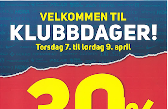 Klubbdager på Sport 1 Tomra 07-09 april