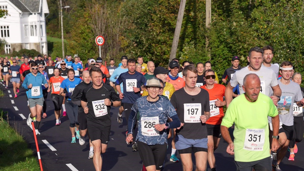 Sørfjorden Halvmaraton - påmelding åpnet