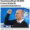 Sarpsborg08 deler med seg til Varteig IL og de andre samarbeidsklubbene
