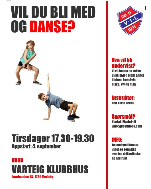 Snart tid for dans for barn på Varteighytta