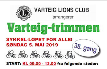 Varteig-trimmen 5 mai