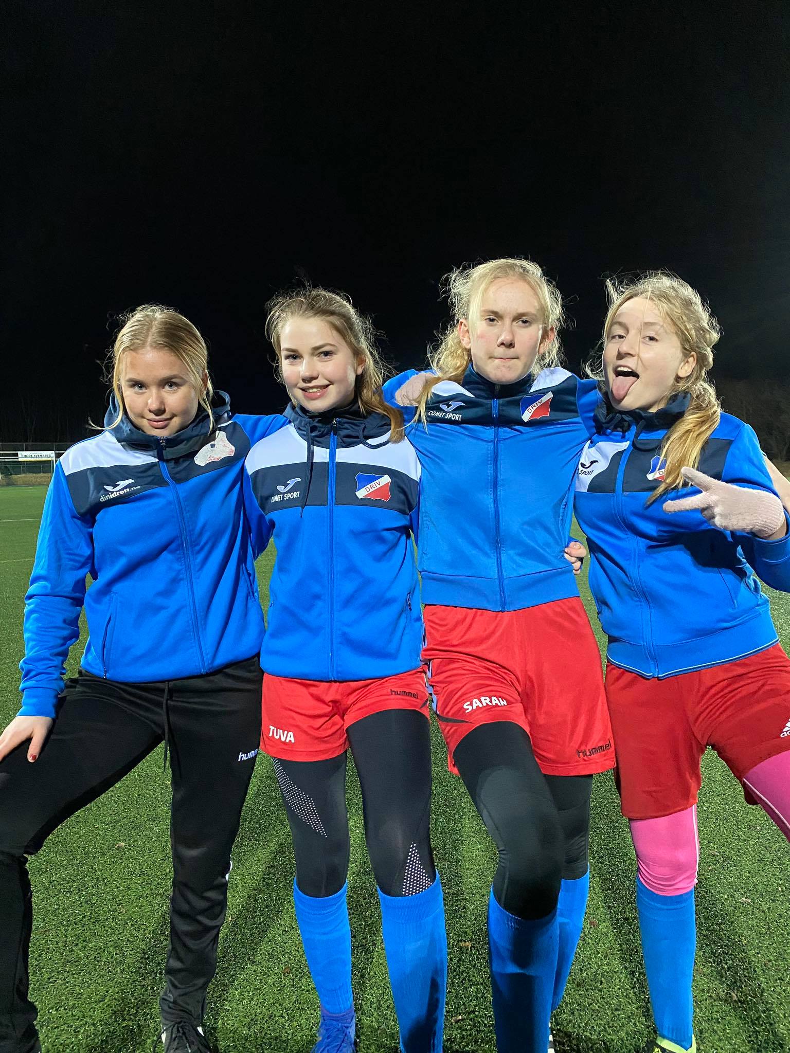 Driv-jenter tatt ut på regionslaget