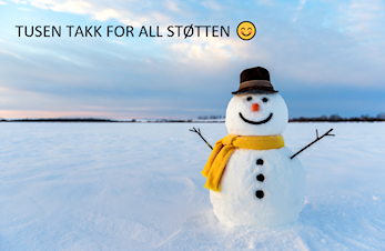 Tusen takk for all støtte til gavekort til mat, via Driv IL julen 2021