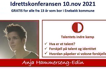 Idrettskonferansen 10. nov 2021. Gratis påmelding er åpen