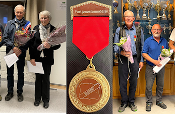 Gratulerer med Fortjenestemedaljer i Driv IL 2022