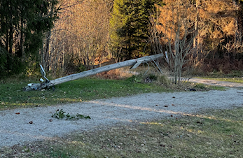 Strømmen er skrudd av i lysløypene til Driv IL 01.11.2024