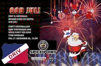 Kjøp fyrverkeri, støtt Driv IL Håndball!