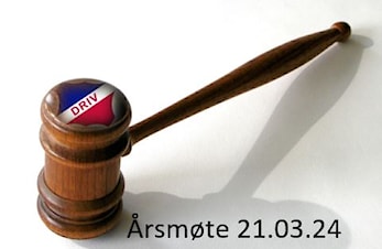 Årsmøte Driv IL torsdag 21.03.2024 kl. 19.00 på Mjær Ungdomsskole