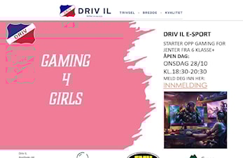 Gaming 4 Girls - Åpen dag 28/10