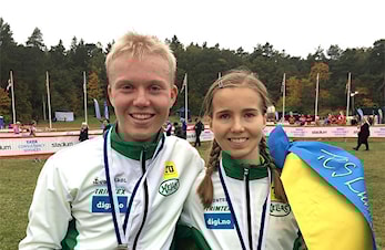 Emma og Martin til topps i verdens største terrengløp!