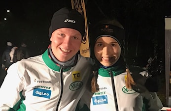 Emma og Martin til topps i Landfallhytta Opp!