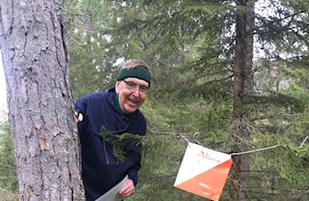 Rolf har 60 poster klart for Hellas turorientering 2021!