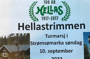 Hellastrimmen Turmarsj i Strømsømarka søndag 10. september 2023
