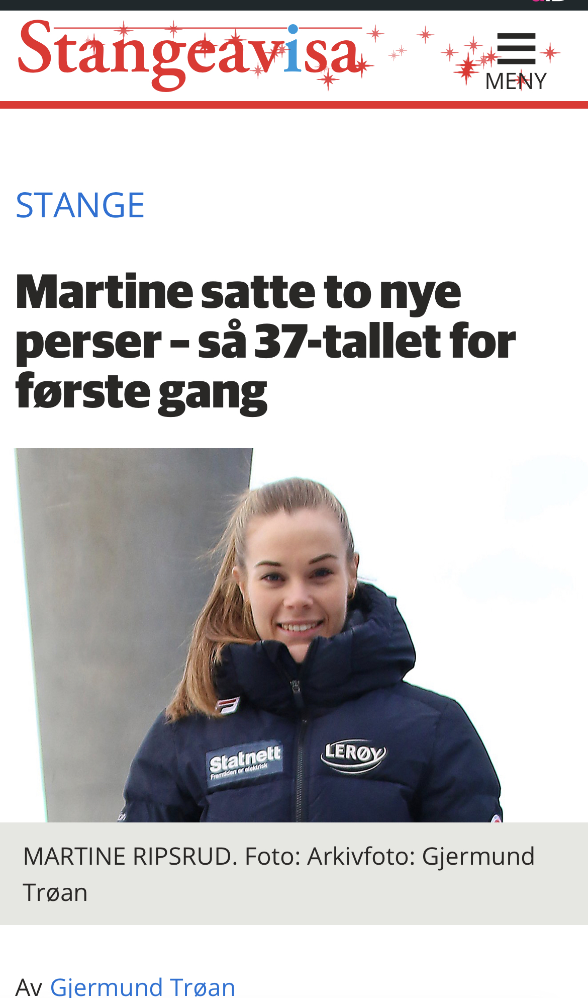 Martine satte to nye personlige rekorder i Calgary!