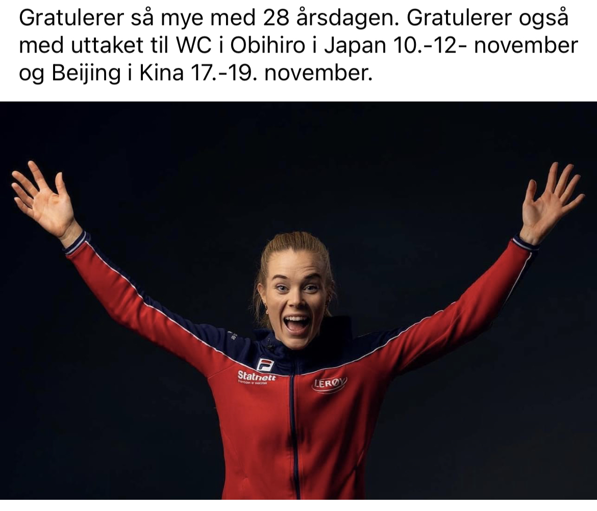 Hipp HURRA for Martine!