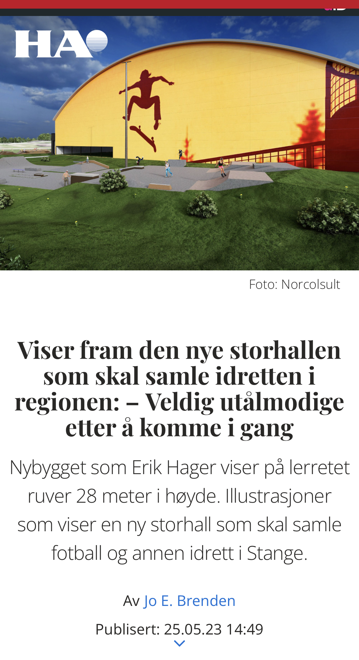 Nye illustrasjoner som viser hvordan storhallen kan bli
