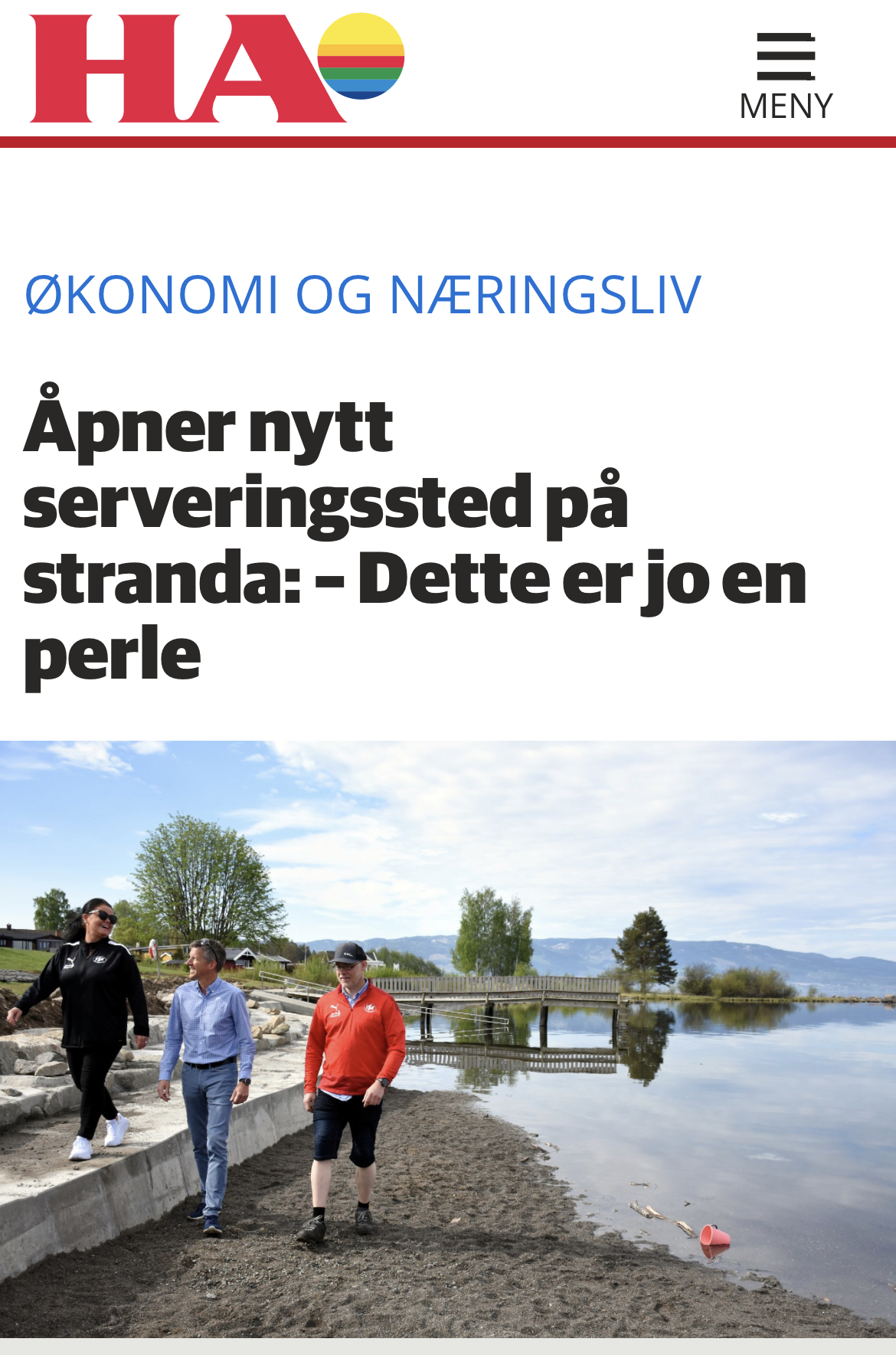 Kiosk på Gillundstranda