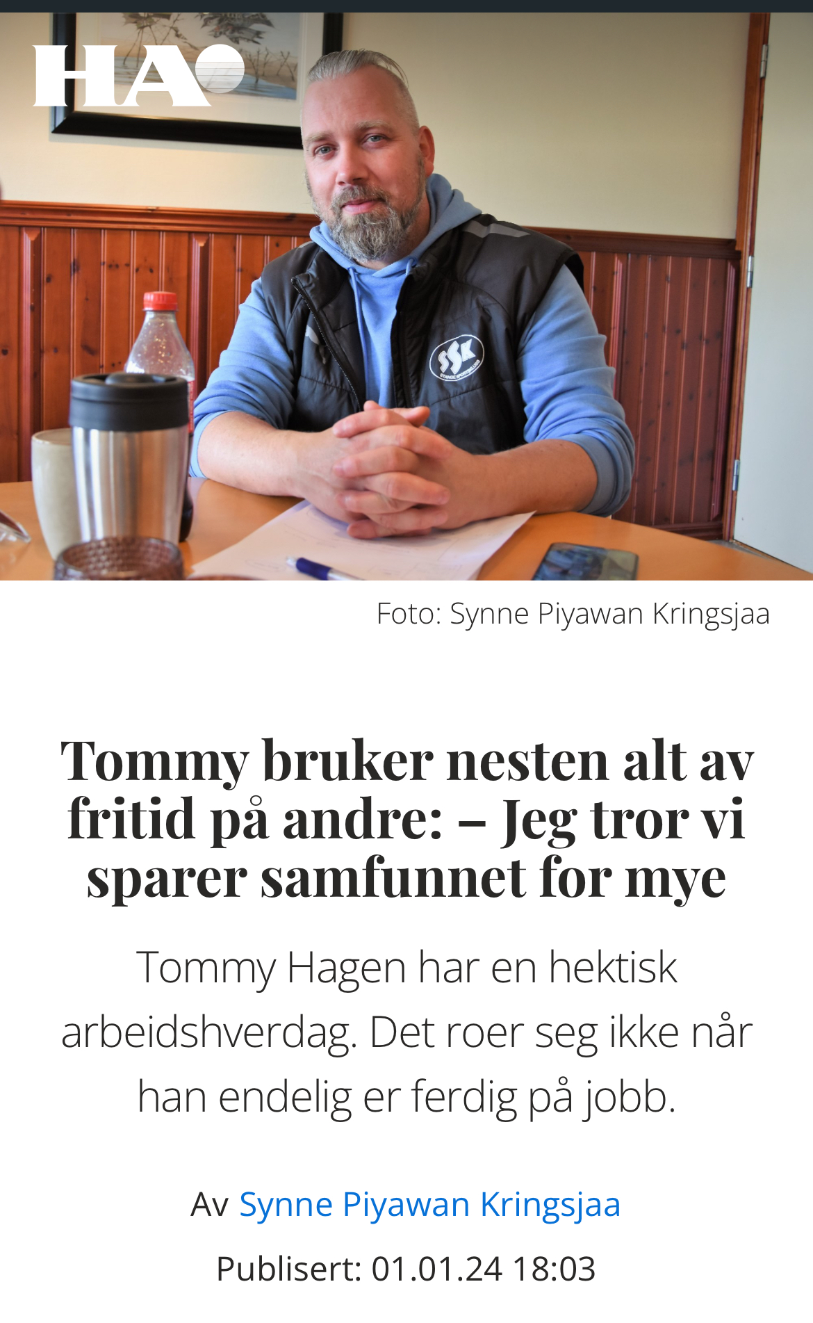 Hurra for frivilligheten!!!