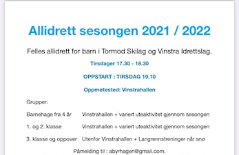 Informasjon om allidrett og ski
