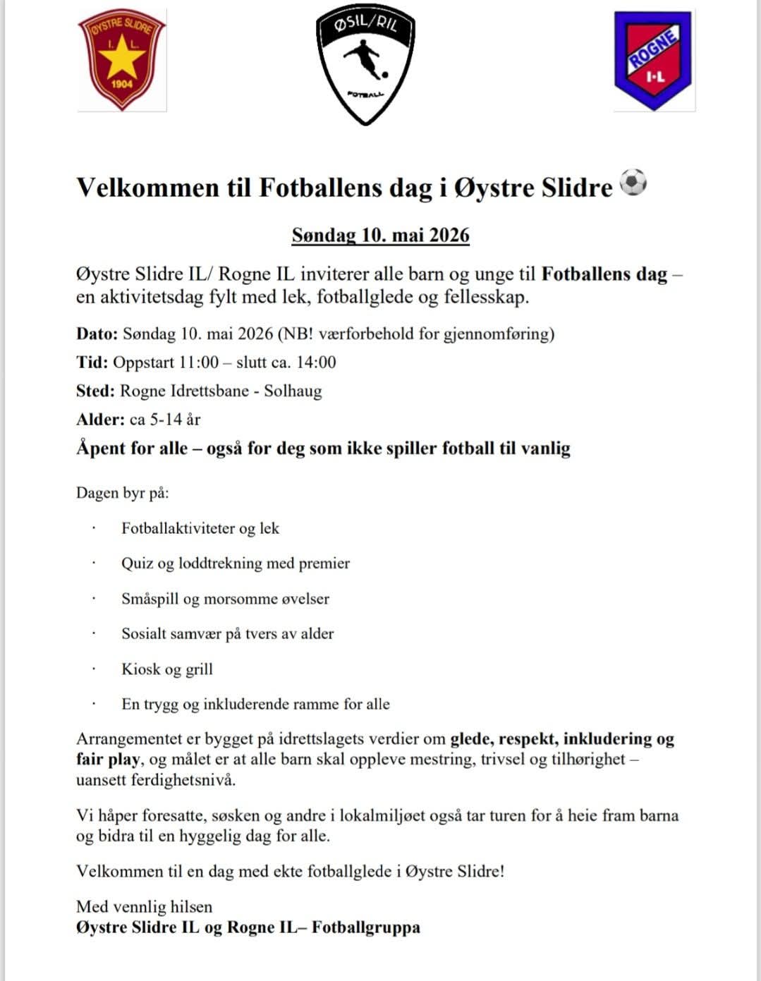 Image for Fotballens dag!