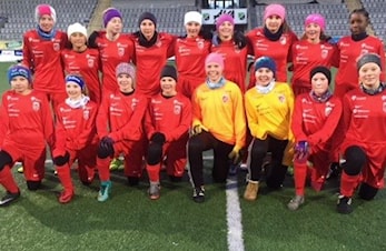 Ella og Amalie tatt ut på kretslaget i fotball