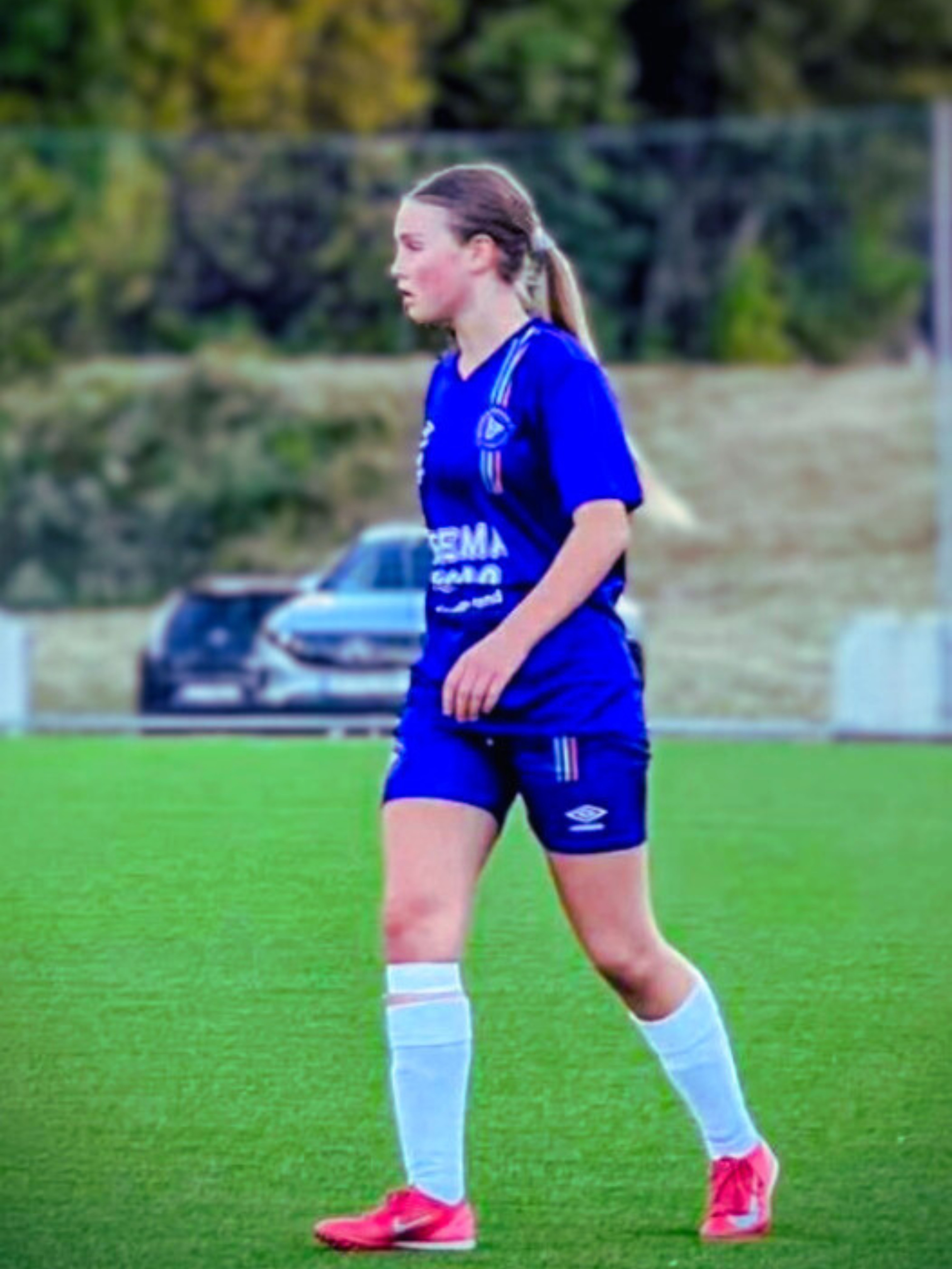 Mia Hystad Bratland ble den første kretslagsspilleren i fotball for Bergensdalen