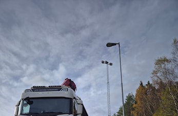 Gapahuken heist på plass i dag.