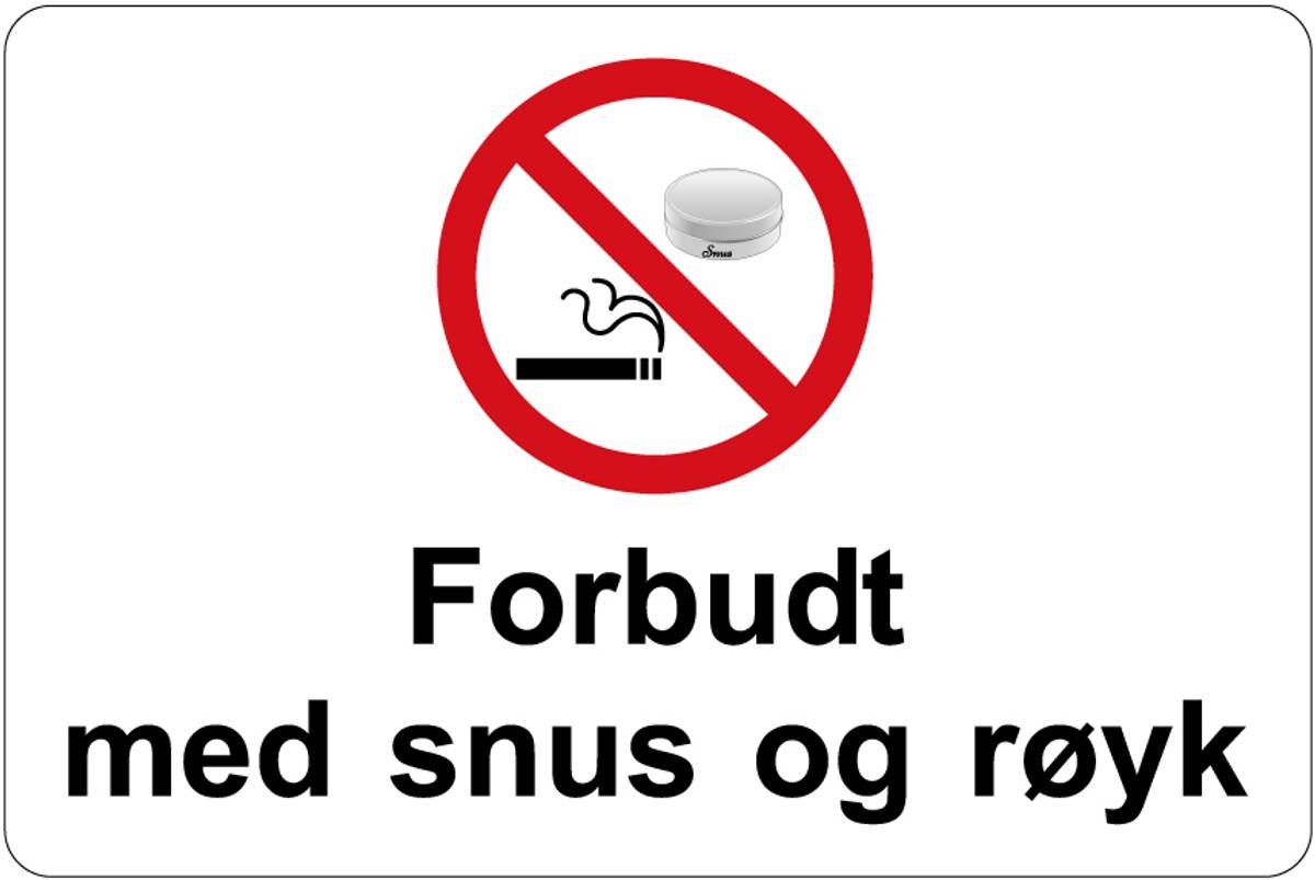 Røyking forbud overalt fra 1. januar