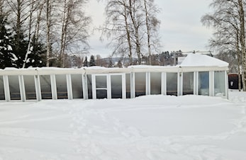 Telt og varmeapparat på Tangen