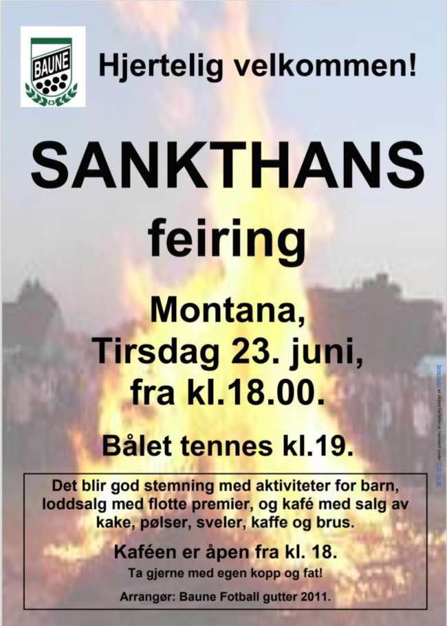 Image for Sankthansaften 2026 på Montana