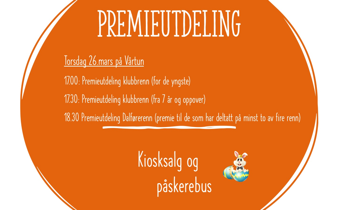 Image for Premieutdeling for deltakelse på klubbrenn - og dalførerenn