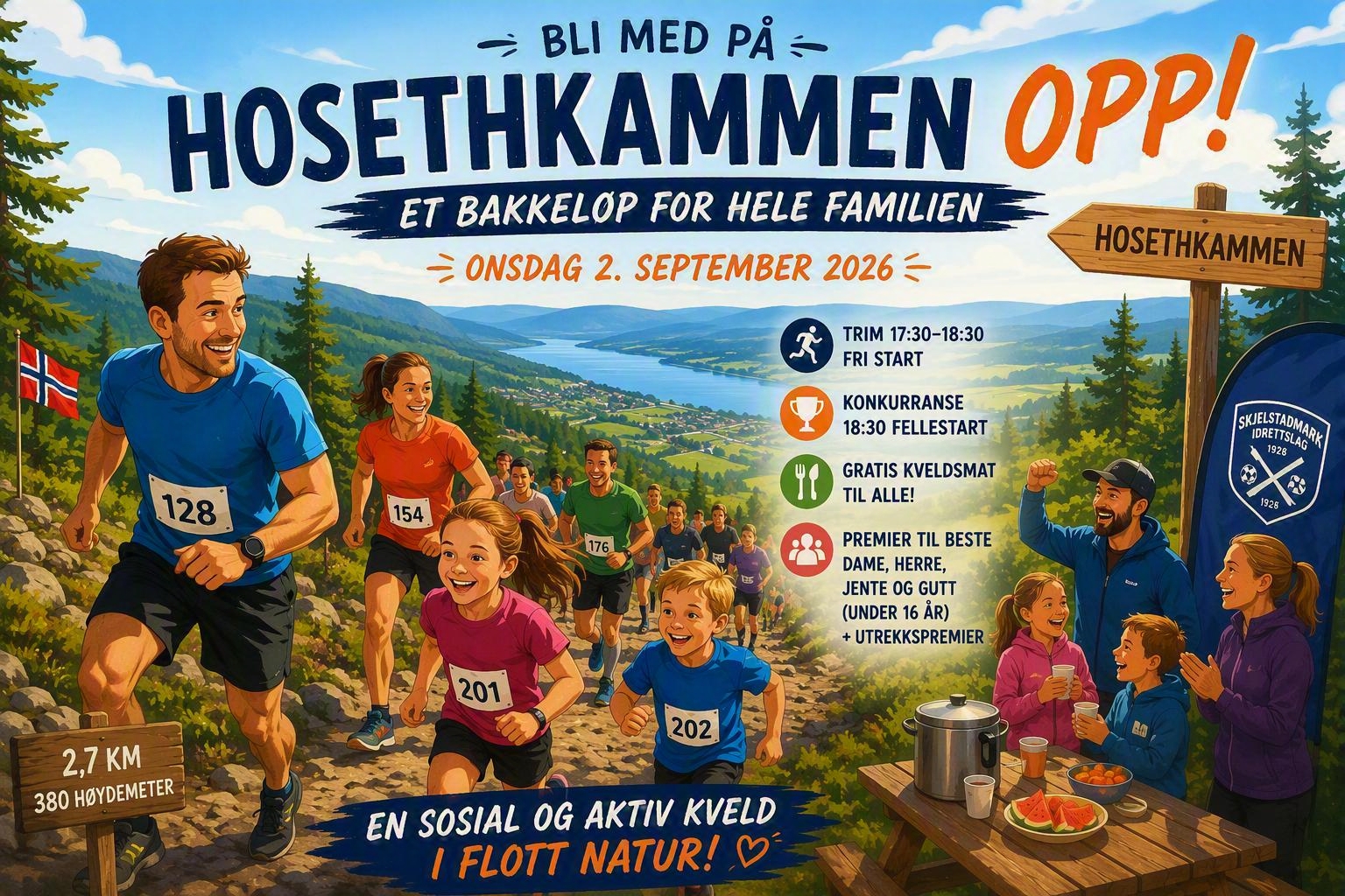 Hosethkammen Opp 2026 - Onsdag 2. september kl. 17:30