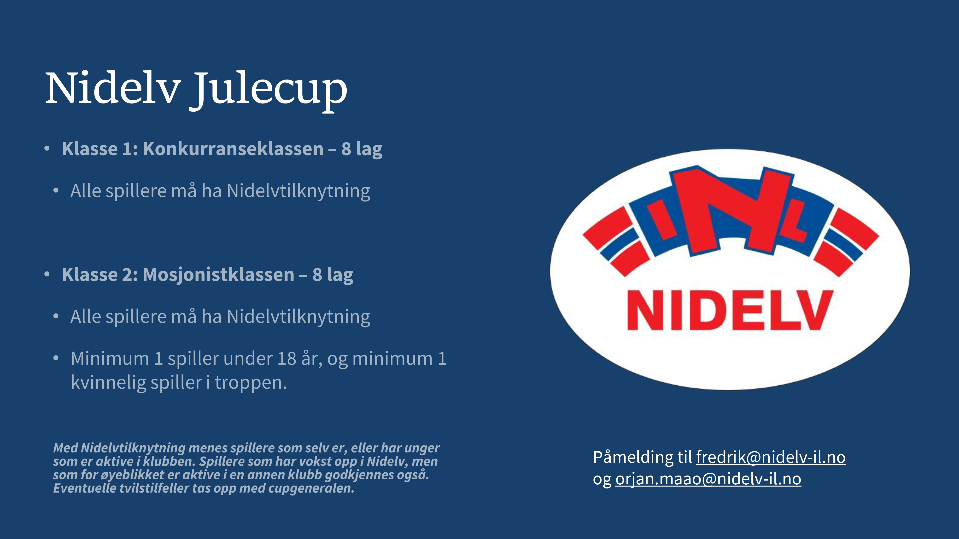 Image for Julecup i Nidelv IL