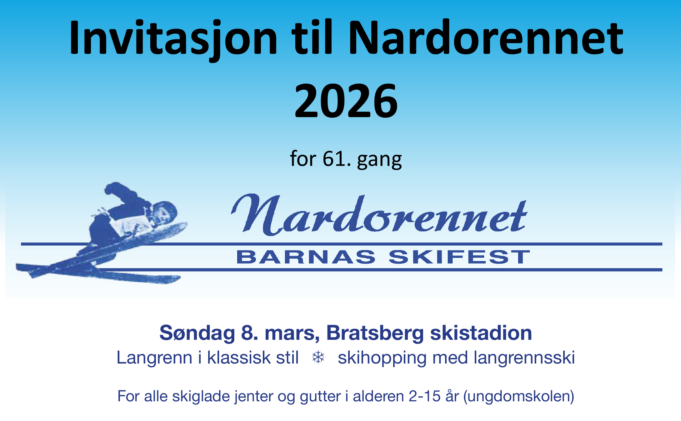 Image for Påmelding til Nardorennet er åpnet