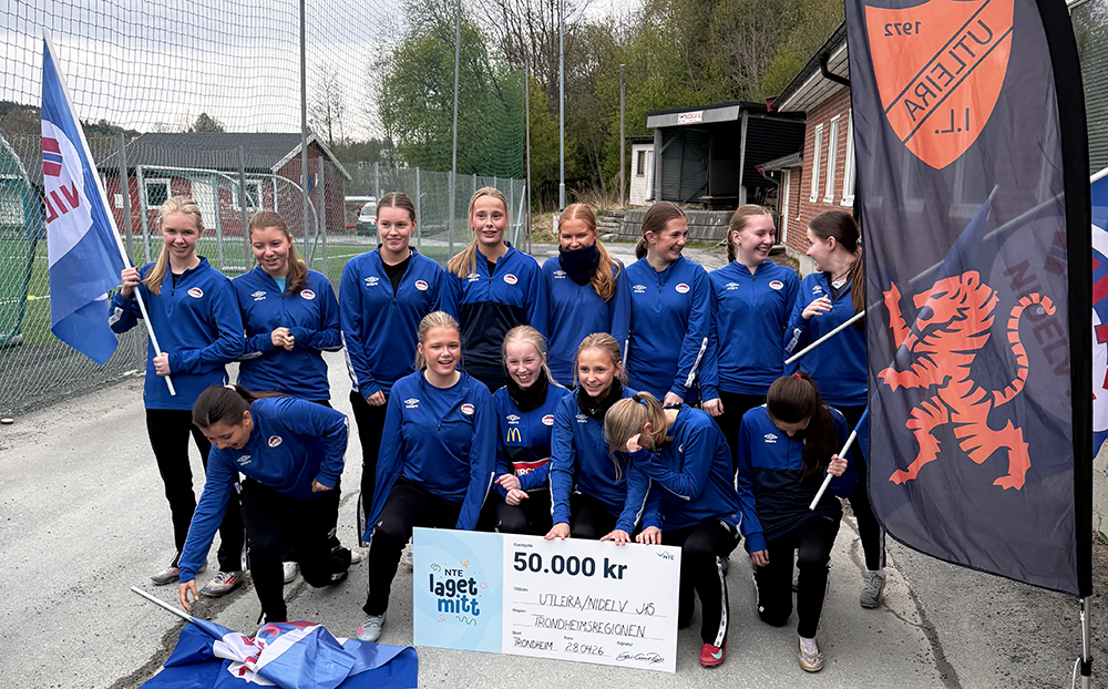 Image for Utleira/Nidelv J15 vant NTE laget mitt og kr. 50 000,-