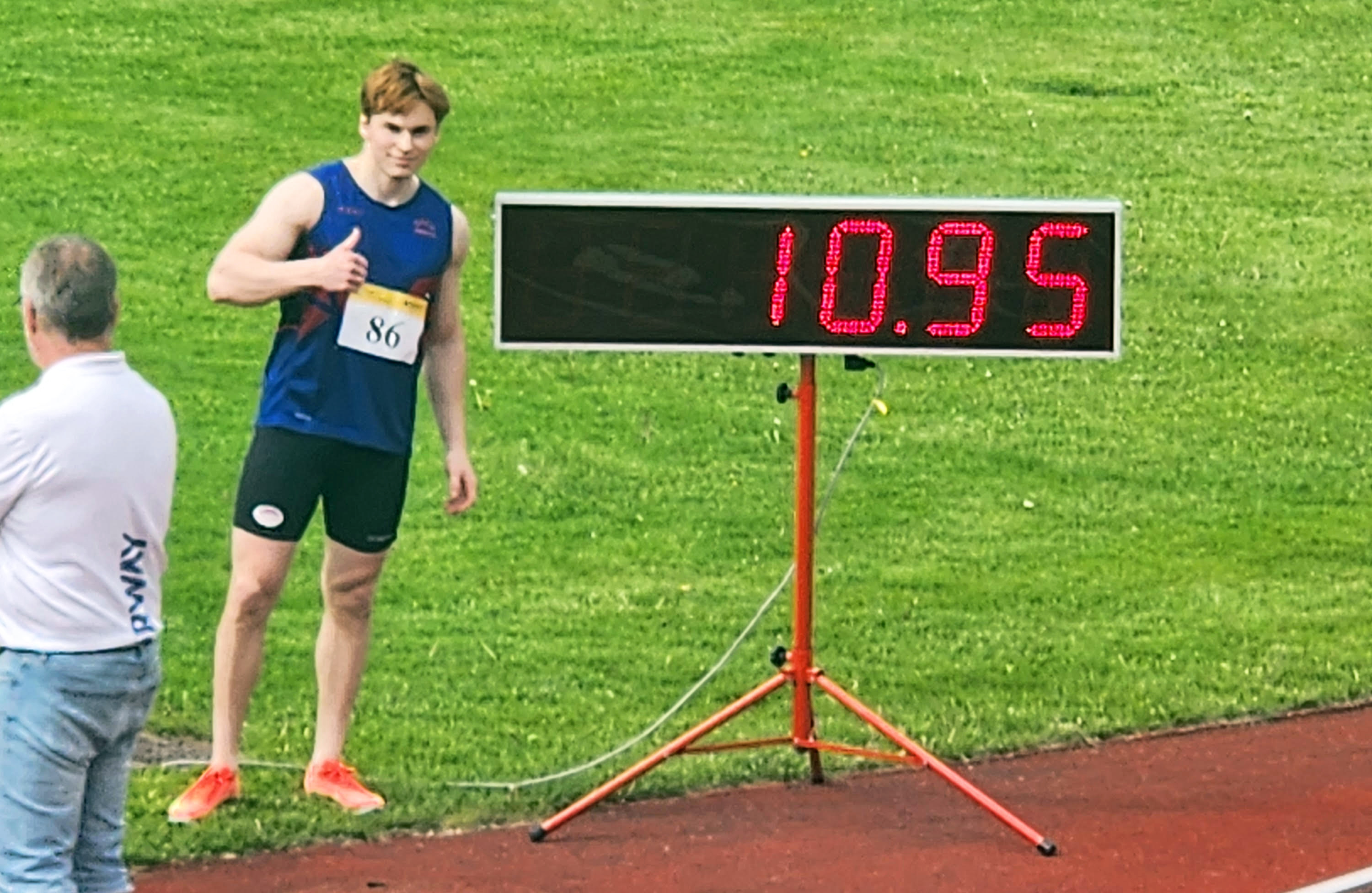 Image for Ny klubbrekord på 100 meter