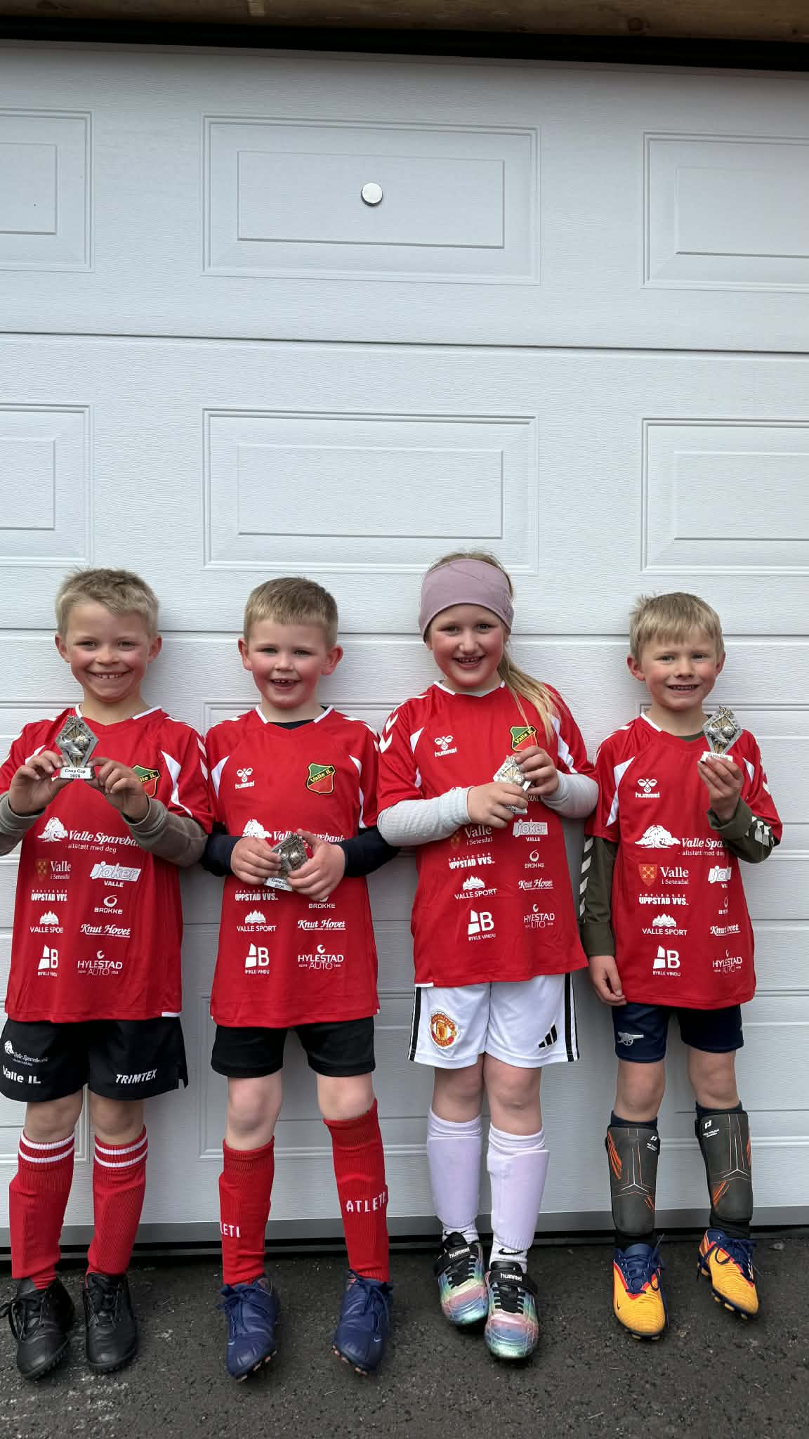 Image for Valle IL sine yngste fotballspillere på cup i Grimstad