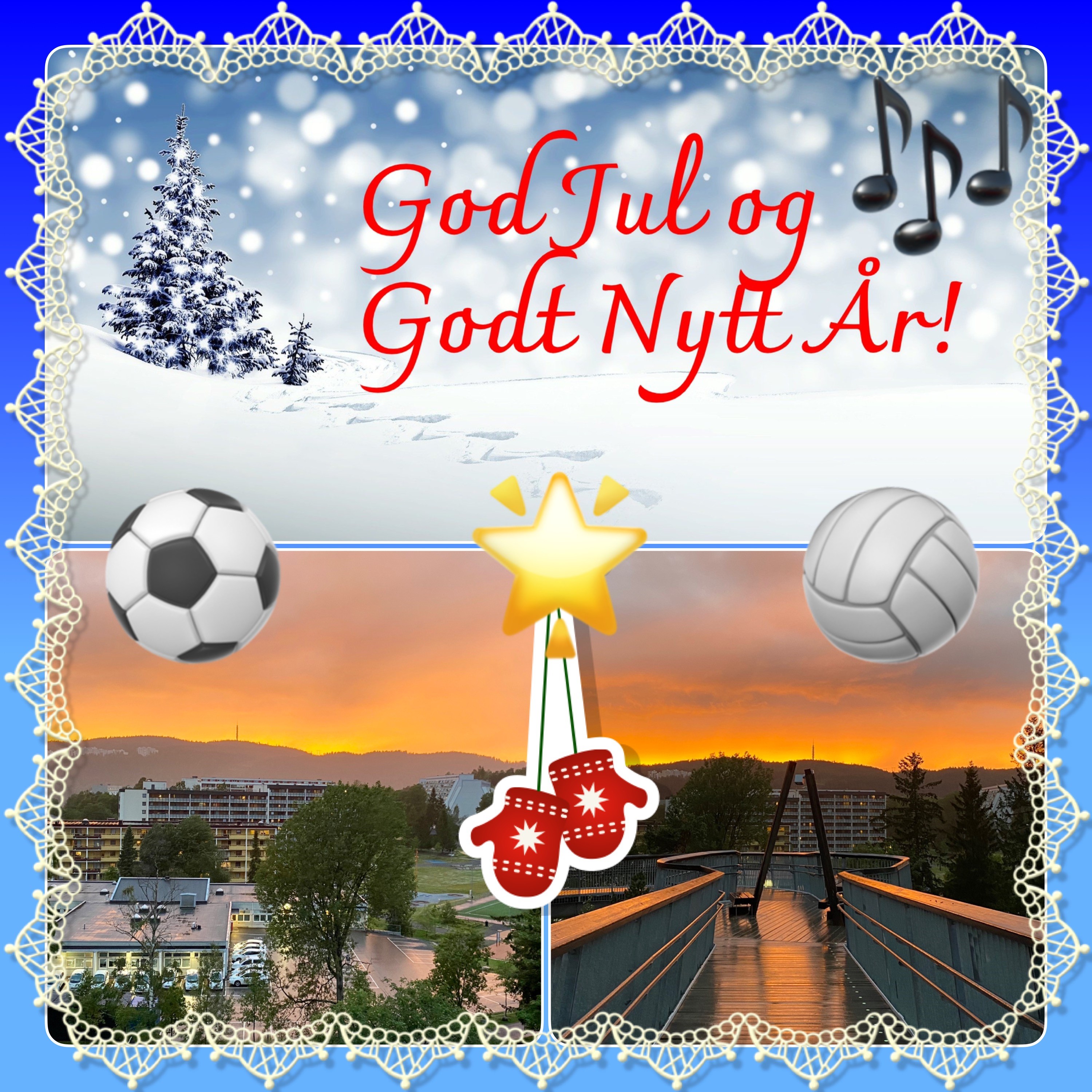 Vi ønsker alle en god jul og et godt nytt år.