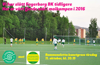 Oppgjøret mot Fagerborg tror vi er en nyttig kamp