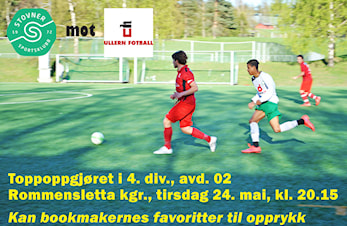 Hvordan ender toppoppgjøret Stovner SK – Ullern IF 2?