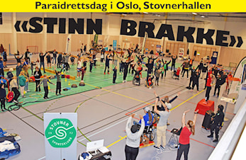 En flott dag i Stovnerhallen i paraidrettens tegn