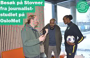 Fotball- og Volleyballgruppene ble intervjuet