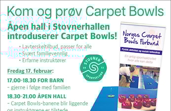 Stovner SK introduserer Carpet Bowls i Stovnerhallen